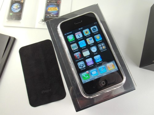 Apple iPhone 2g 16gb 1st Generation A1203 - *Matching Box - Complete Set* Rare - Picture 16 of 24
