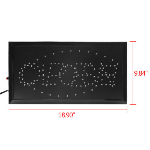 Letrero de negocios con luz LED de neón ultra brillante pantalla de movimiento animada abierta con encendido/apagado - Imagen 28 de 33