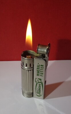 Altes PATENT FLAMMA Benzinfeuerzeug ähnlich Imco Rarität Brennt!