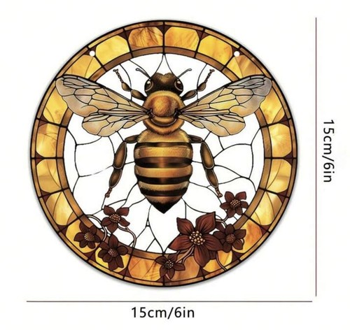 Cattura sole design bombi: placca finestra da appendere ornamento decorazione casa regalo - Foto 2 di 5