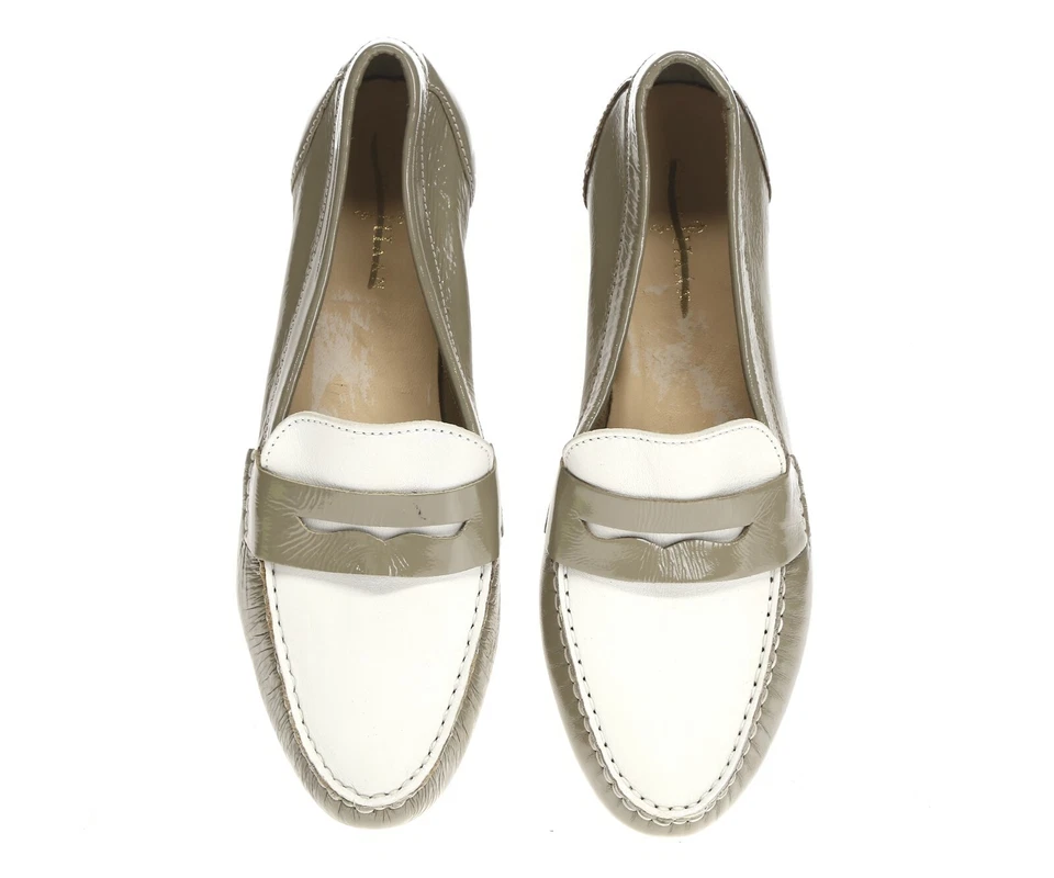 Mocasines de charol verde oliva COLE HAAN para mujer talla 6 M 221338 Foto 3 de 4