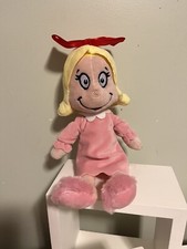 Aurora World Dr Seuss Cindy Lou Who plush stuffed toy 12"