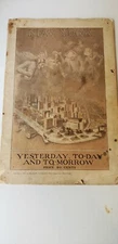 1906 NEW YORK Yesterday Today Tomorrow Booklet MANHATTAN CO-OP REAL ESTATE ~Look