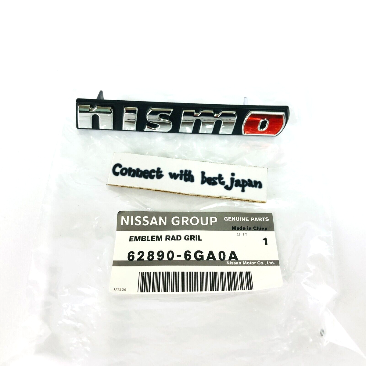 NISSAN GENUINE FAIRLADY Z 370Z Nismo Emblem 62890-6GA0A / 62228
