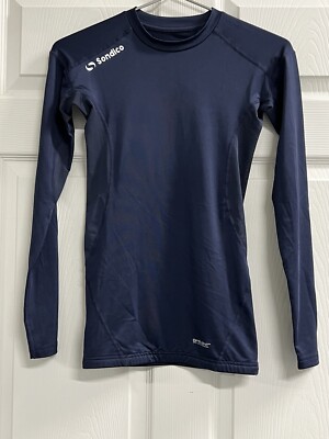 Sondico Boys Blue Optivent Sport Baselayer Long Sleeve Top - Size XS - EUC