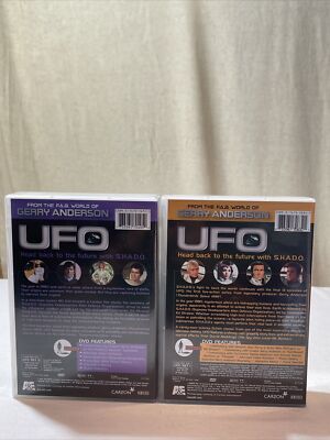 FROM THE FAB WORLD OF GERRY ANDERSEN UFO DVD SETS 1 AND 2 DISCS