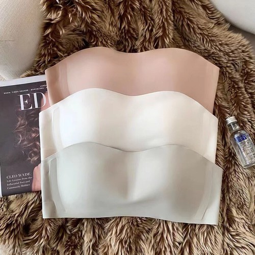 Sujetador de pecho antideslizante para mujer ropa interior sin tirantes camisola belleza espalda invisible - Imagen 1 de 32