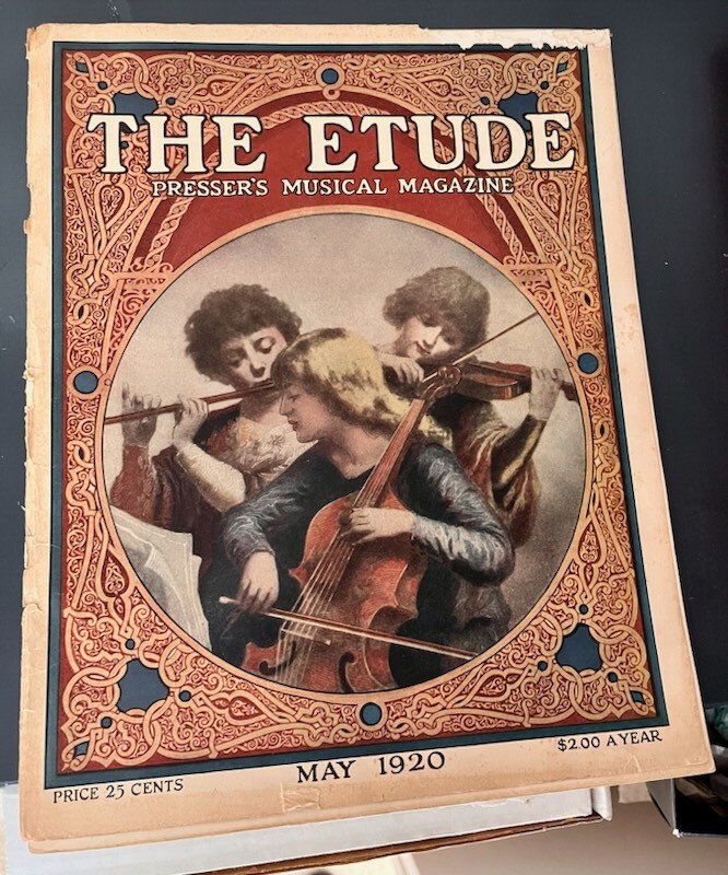 May 1920 THE ETUDE Magazine Presser's Musical Magazine