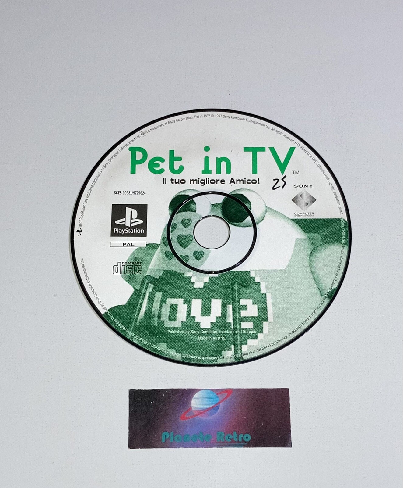 Pet In TV - PS1 Loose Version ITALIENNE PlayStation Sony