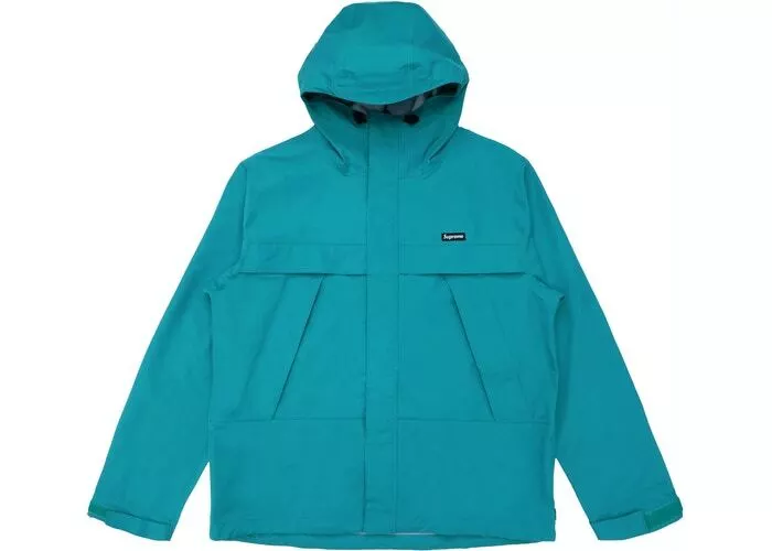 Supreme Dog Taped Seam Jacket Teal Size SMALL FW18 Brand New