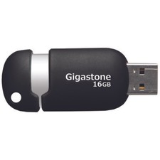 Gigastone r 16GB FLSH DRVE BLK GS-Z16GCNBL-R Computers Tablets Gaming Computer