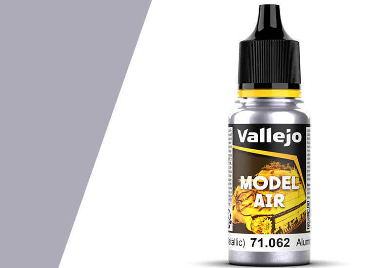 Vallejo 18ml MA062 Model Air - 062  Aluminium (Metallic)