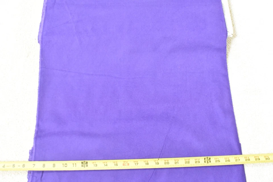 18" Long, Solid-Dark-Purple Flannel, V567 - Image 3 of 4
