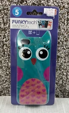 Funky Tech Green/Pink Owl Phone Case Cover iPhone 5 Phone Animal Cute Cover 2013