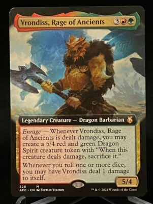 MTG Forgotten Realms Commander Extended Art Vrondiss, Rage of Ancients - Mythic | eBay MTG Forgotten Realms Commander Extended Art Vrondiss, Rage of Ancients - Mythic | eBay