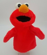 Vintage 1996 Tyco Sesame Street Muppets Red ELMO 10" Plush Puppet