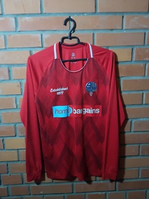 Maillot Domicile Bolton Wanderers 2018/2019 - Taille 3XL, Blanc, Marque Macron - Occasion En Très Bon état