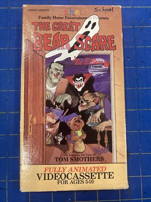 The Great Bear Scare F.H.E. 1984 Betamax Halloween Horror Cartoon Ted E. Bear