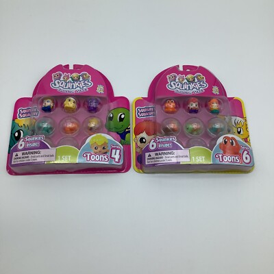Squinkie Toons Series 4 And Series 6 2010 Blip Toys New