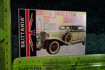 Alter Aufkleber Jeans Sportbekleidung BRITTANIA USA de luxe