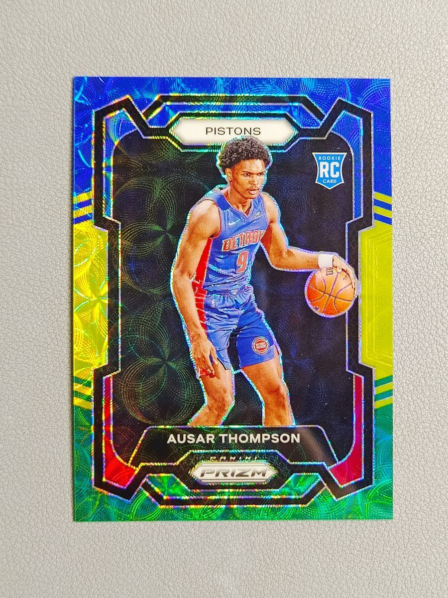 2023-24 Prizm Ausar Thompson Choice Blue/Yellow/Green Prizm Rookie RC #178
