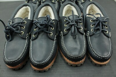 Timberland Noreen 3EYE Shearling Leather Boat Shoes Narrow Women's