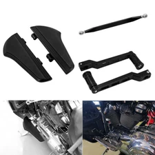 Motorcycle Floorboard Black Rider Floorboards Shift Lever Shifter Linkage Set