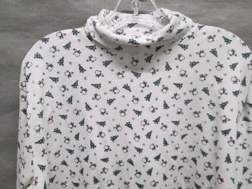 Camisa Bobby Brook Mujer Extra Grande Beige Pullover Árboles de Navidad Pullover Foto 2 de 4