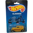 VTG NIP Hot Wheels '32 Ford Delivery Classics Series #7672 1988 Yellow/Magenta