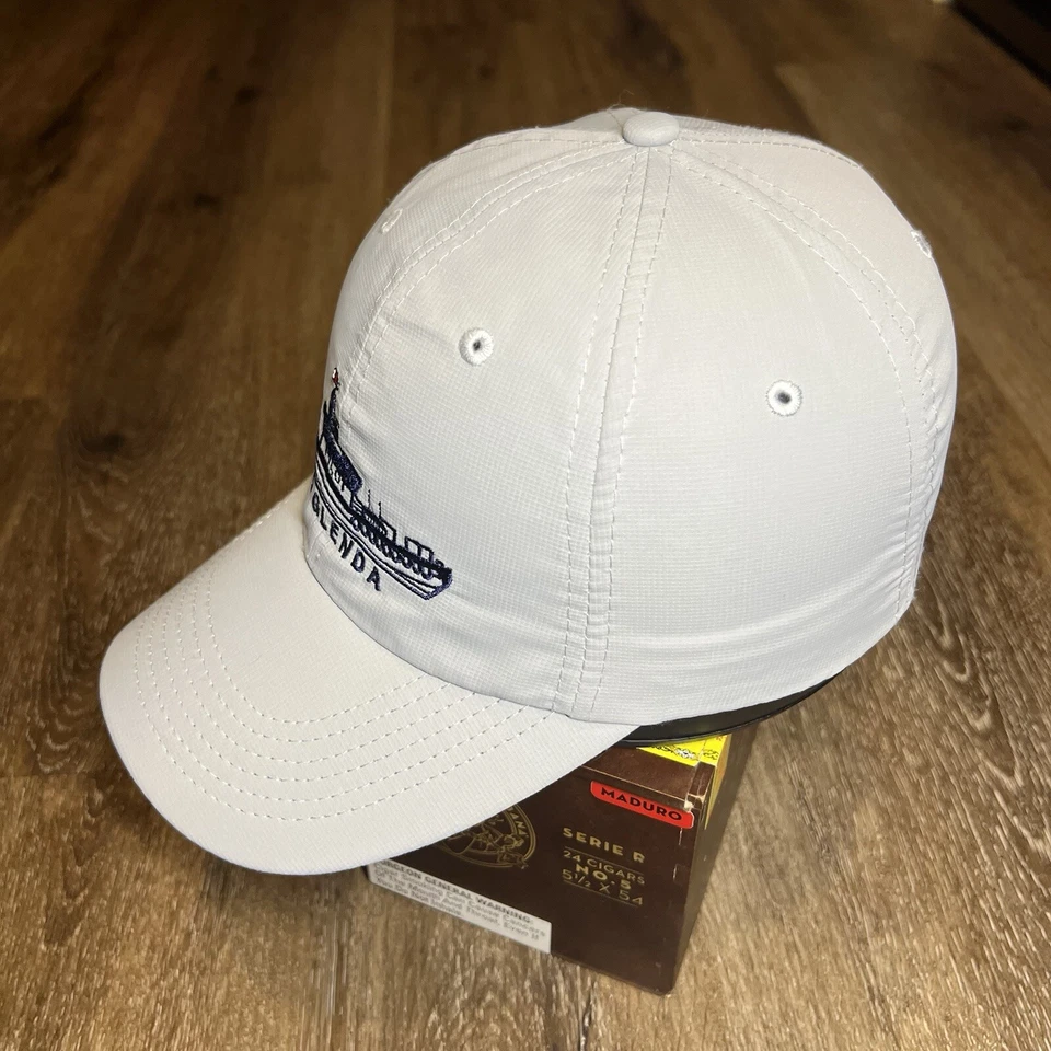 Imperial Boat Fishing Pilot Hat Golf Baseball Cap Gray DriFit Athletic Gym Ship - Image 3 of 4
