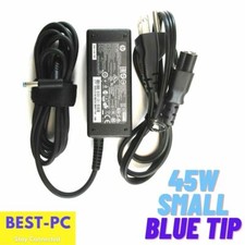 Genuine HP Laptop 45W 19.5V AC Adapter Charger Power Supply Blue Tip 741727-001
