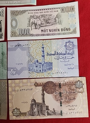 Uncirculated Lot of 7 Different Foreign PAPER MONEY BANKNOTES WORLD CURRENCY - Picture 6 of 7