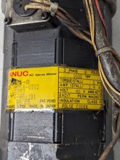 FANUC Model 1-0 AC Servo Motor A06B-0522-B351 90V 3PH 8 Pole