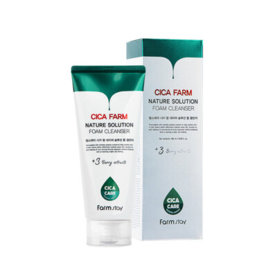 [FARM STAY] Cica Farm Nature Solution Foam Cleanser - 180ml / Free Gift