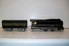 American Flyer Prewar O-Gauge 640 Steam Locomotive & 3 Passenger Cars