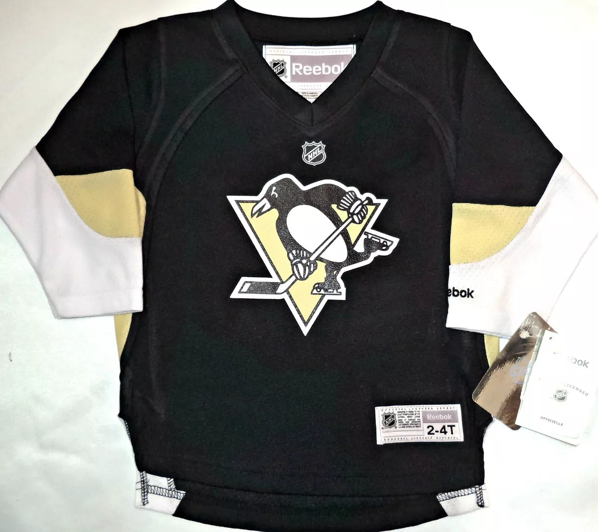 NEW WITH TAGS PITTSBURGH PENGUINS TODDLER 2 4T REEBOK LICENSED NHL