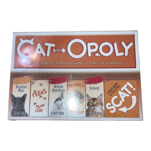 BOARD GAME Cat Opoly Catopoly Cats (BRAND NEW) Factory Sealed