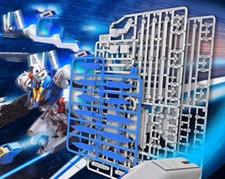 Plastic Clear weapon effect holder set for HG 1/144 Aerial Witch from Mercury