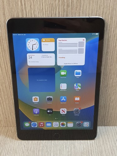 A2124 Apple iPad 5ta Generación 64 GB, Wi-Fi, 7,9 pulgadas - gris espacial grado C EG2401 - Imagen 1 de 7