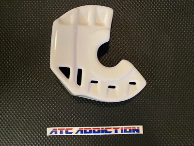 ATC Addiction Rear Disc Guard WHITE. Honda 85/86 ATC 250R 86-89 TRX 250R Maier 