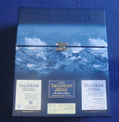 250 /L Talisker Set 10J-Distillers-57°North Single Malt Whisky 3x200ml Ø49,53%