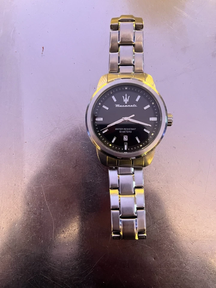 Maserati Competizione 43mm Cassa in Acciaio Inossidabile Cinturino Argento in... - Immagine 2 di 3