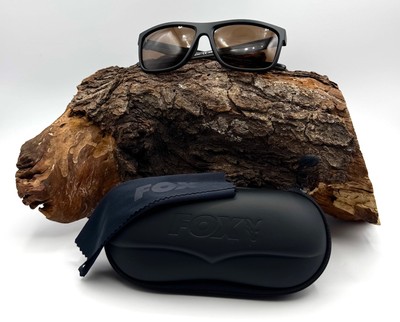 Fox Green & Black Shades   Brown Lens Polarisationsbrille UV400 Sonnenbrille DA