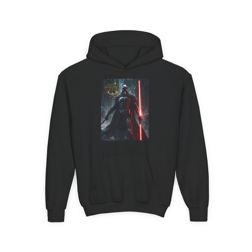 Batman, Star Wars, kids Youth Heavy Blend Hooded Sweatshirt - Picture 4 of 11