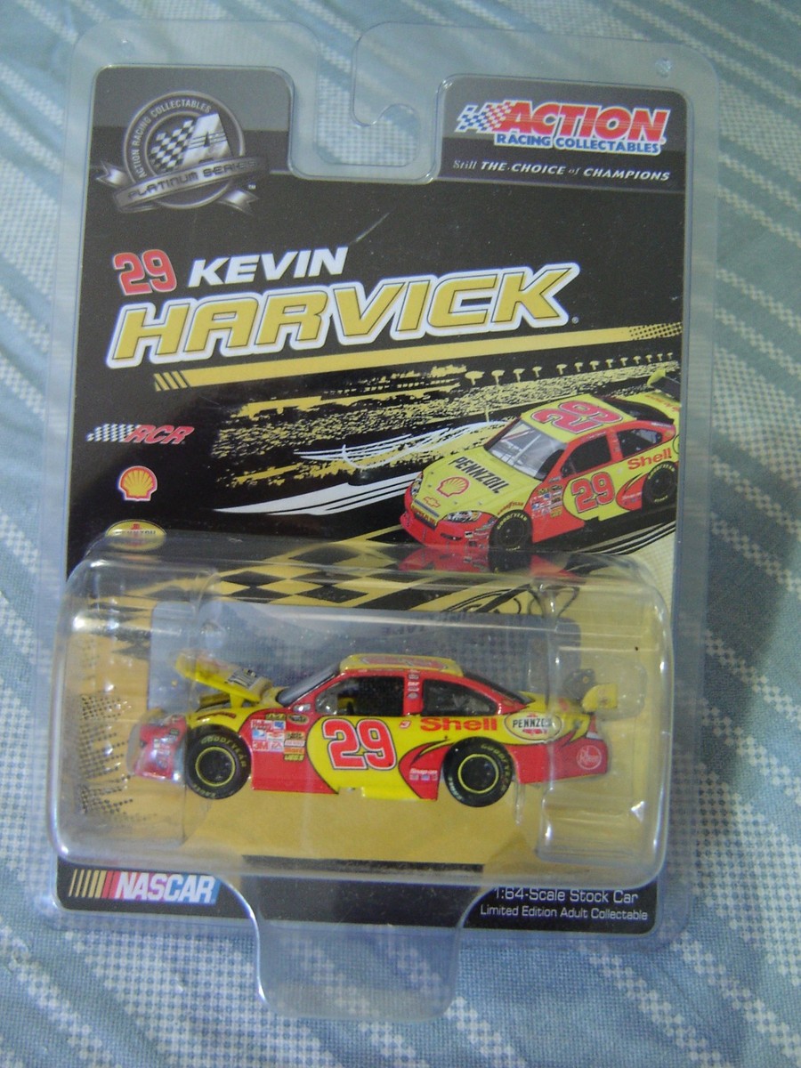 ホットウィール　NASCAR ハードケース　ヘンドリック 2009 Kevin Harvick #29 Shell Pennzoil COT Hood Open NASCAR Diecast