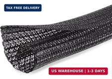 10ft - 1/2 inch Cord Protector Cable Sleeve Split Wire Loom Tubing for Power Cor