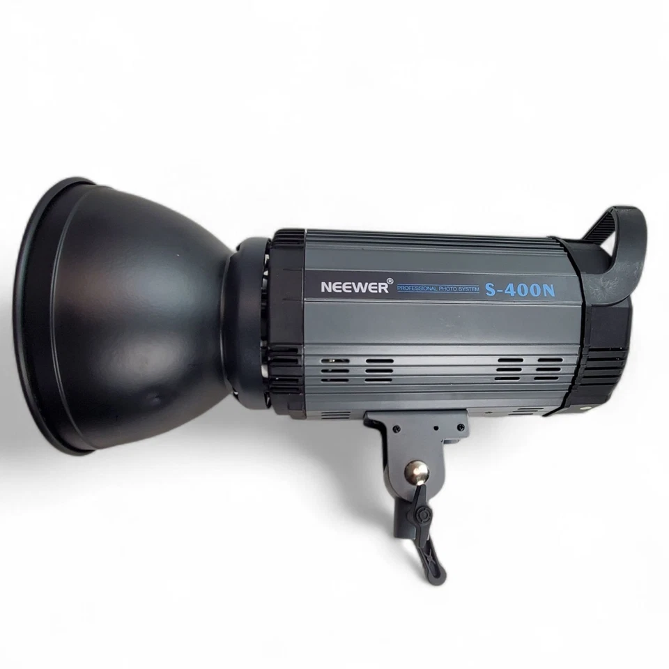 Flashes estroboscópicos de estudio S-400N 2 nuevos, trípodes, RT-16, estuche de transporte FUNCIONA MUY BIEN Foto 2 de 4