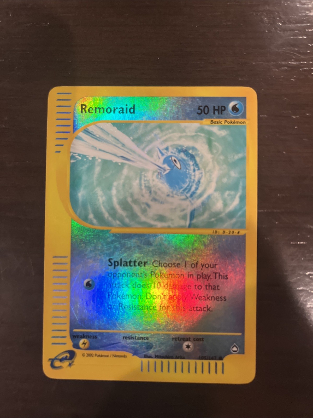 Pokémon TCG - Remoraid - Aquapolis 105/147 - Reverse Holo - NM