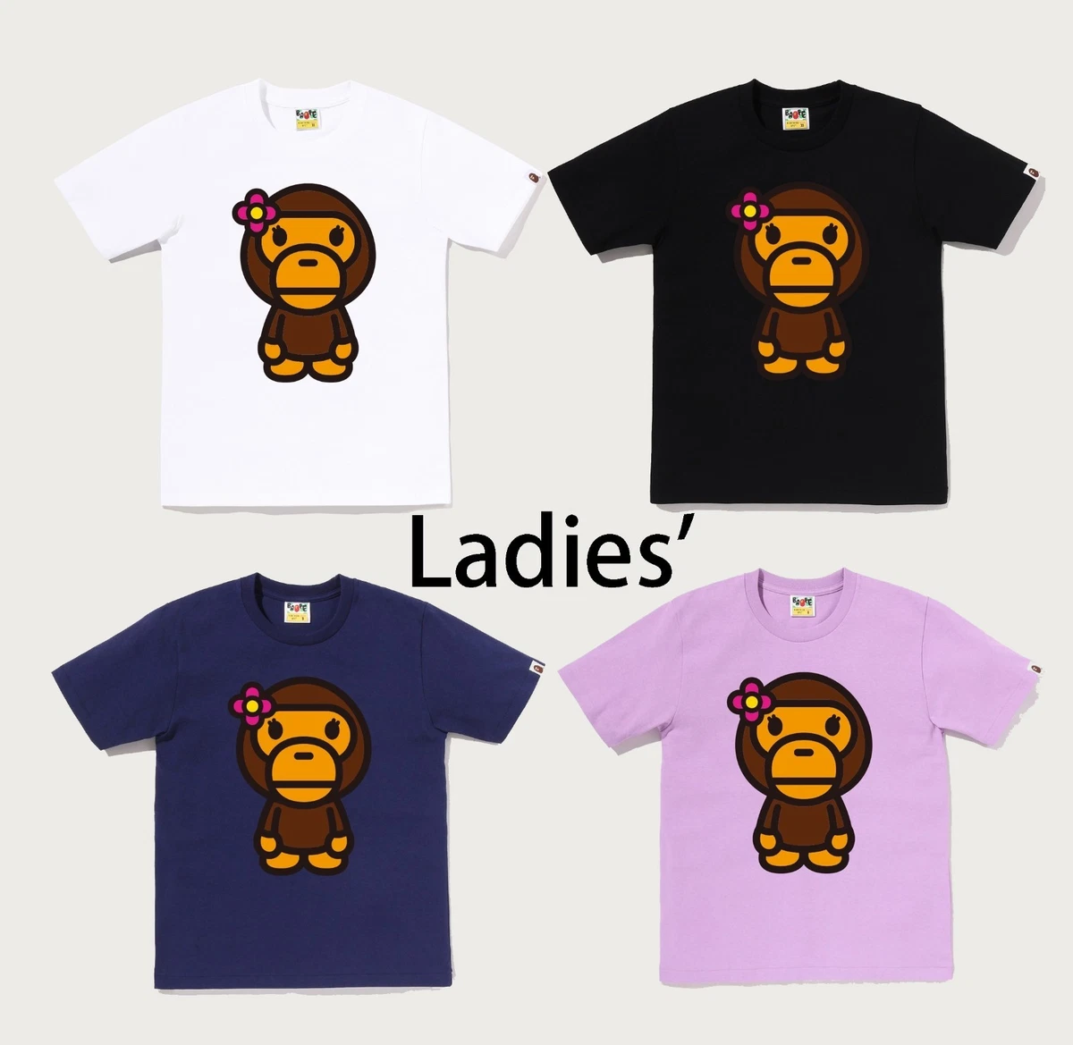 A Bathing Ape T-Shirts Regular Size XS for Women for sale | eBay