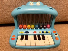 HIPPO POP TOY PIANO FOR KIDS B. TOYS KEYBOARD TOY LEARNING TOOL MUSIC TESTED 